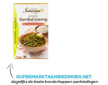 Samasaya Boemboe sambal goreng aanbieding