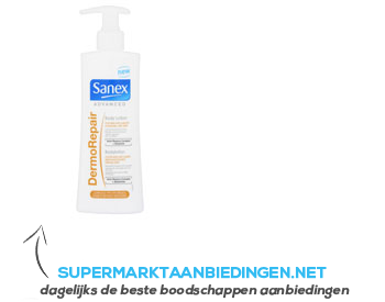 Sanex Advanced dermo repair bodylotion aanbieding