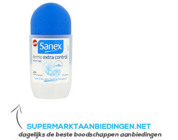Sanex Dermo extra control anti-transpirant aanbieding