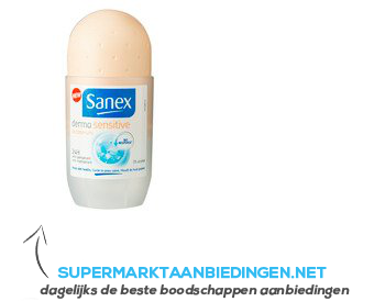 Sanex Dermo sensitive deodorant roller aanbieding