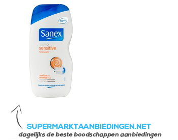 Sanex Dermo sensitive douche- en badgel aanbieding