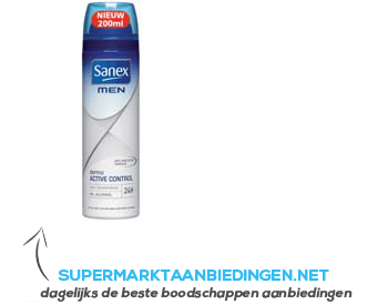 Sanex Men dermo active control deodorant spray aanbieding