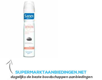 Sanex Zero% deodorant spray – gevoelige huid aanbieding