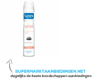 Sanex Zero% deodorant spray - gevoelige huid aanbieding