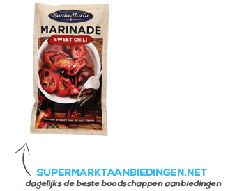 Santa Maria Marinade sweet chili aanbieding