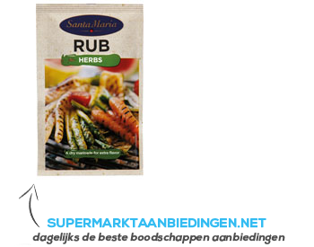 Santa Maria Rub herbs aanbieding