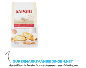 Sapori Cantuccini alla mandorla aanbieding