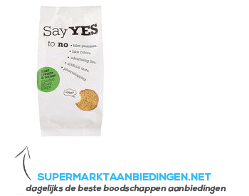 Say Yes To No Sour cream onion aanbieding