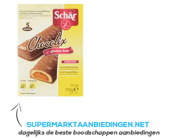 Schär Chocolix glutenvrij aanbieding