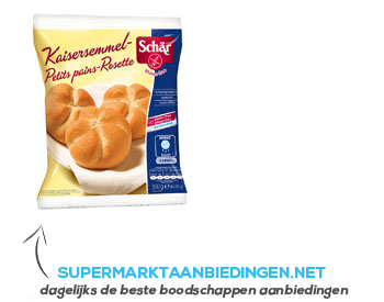 Schär Kaizerbroodjes aanbieding