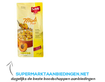 Schär Müsli fruit aanbieding