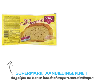 Schär Pain Campagnard (glutenvrij) aanbieding