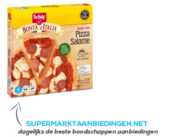 Schär Pizza salami aanbieding