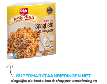 Schär Spaghetti alla bolognese aanbieding
