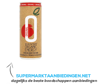 Scheckter's Organic energy original aanbieding