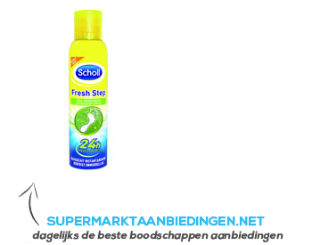 Scholl Deo fresh step aanbieding