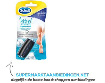 Scholl Velvet smooth refill extra coarse aanbieding