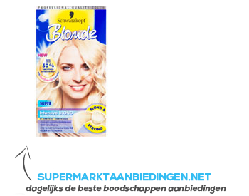 Schwarzkopf Blonde L1 super intensive blond aanbieding