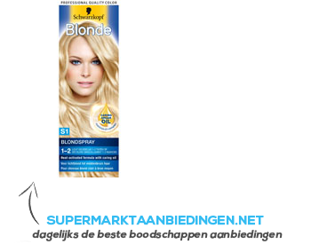 Schwarzkopf Blonde super blondspray aanbieding