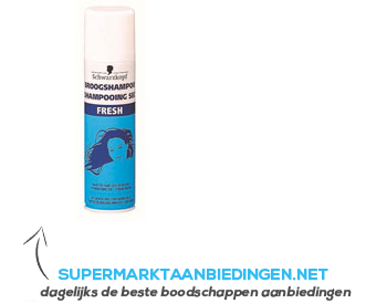 Schwarzkopf Droogshampoo fresh aanbieding