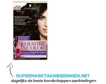 Schwarzkopf Keratine color 2.0 aanbieding