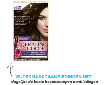 Schwarzkopf Keratine color 4-60 aanbieding