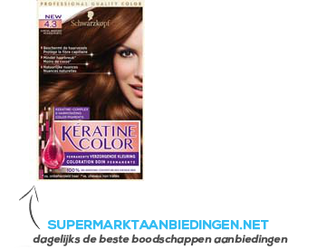 Schwarzkopf Keratine color 4.3 subtiel mahonie aanbieding