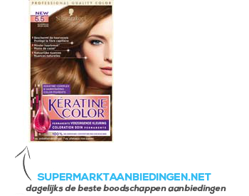 Schwarzkopf Keratine color 5.5 goudbruin aanbieding