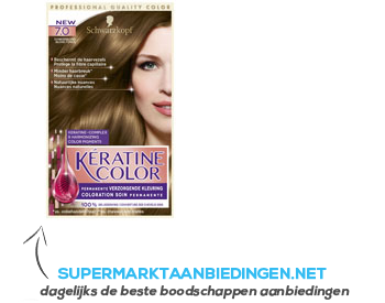 Schwarzkopf Keratine color 7.0 aanbieding