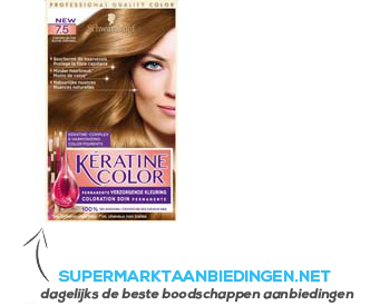 Schwarzkopf Keratine color 7.5 caramelblond aanbieding