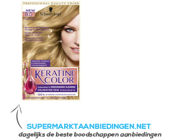 Schwarzkopf Keratine color 8.0 aanbieding