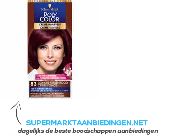 Schwarzkopf Poly Color haarverf 83 donker kersenrood aanbieding