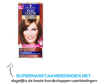 Schwarzkopf Poly color haarverf donkerblond 37 aanbieding