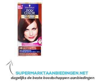 Schwarzkopf Poly color haarverf licht goudbruin 38 aanbieding