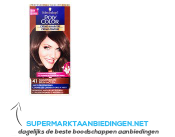 Schwarzkopf Poly color haarverf middenbruin 41 aanbieding