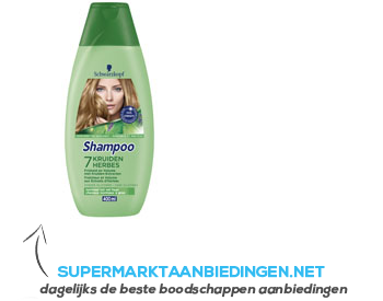 Schwarzkopf Shampoo 7 kruiden aanbieding