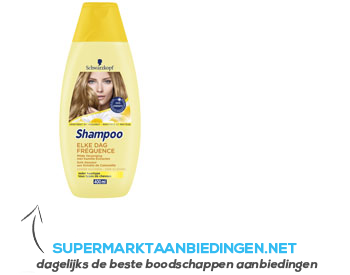 Beleefd Generator postzegel Schwarzkopf Shampoo elke dag aanbieding | Supermarkt Aanbiedingen