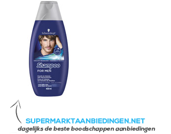 Schwarzkopf Shampoo for men aanbieding