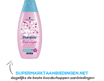 Schwarzkopf Shampoo fresh & light aanbieding