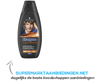 Schwarzkopf Shampoo power sport aanbieding