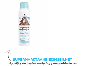 Schwarzkopf Spray fresh (droogshampoo) aanbieding