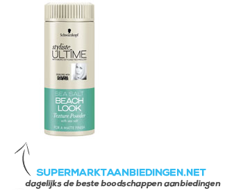 Schwarzkopf Styliste ultime beach look powder aanbieding