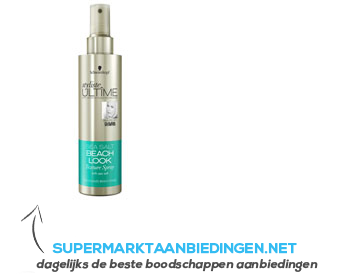 Schwarzkopf Styliste ultime beach look spray aanbieding