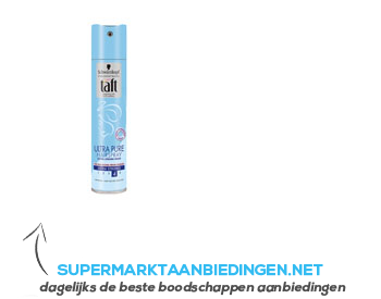 Schwarzkopf Taft hairspray ultra pure aanbieding