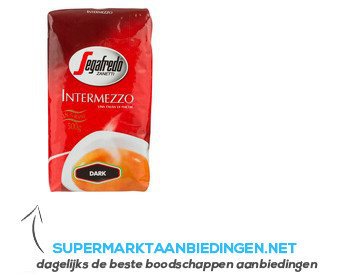 Segafredo Intermezzo espresso bonen aanbieding