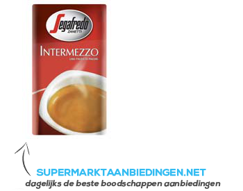 Segafredo Intermezzo gemalen aanbieding