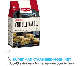 Semper Cantucci mandel glutenvrij aanbieding