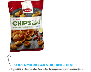 Semper Chips chilli & lemon glutenvrij aanbieding