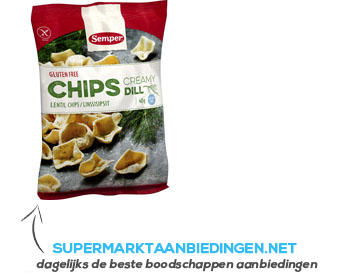 Semper Chips creamy dill glutenvrij aanbieding