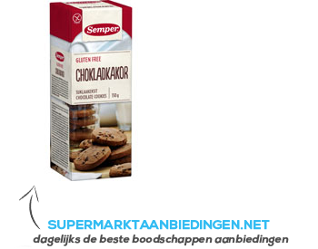 Semper Chockladkakor glutenvrij aanbieding